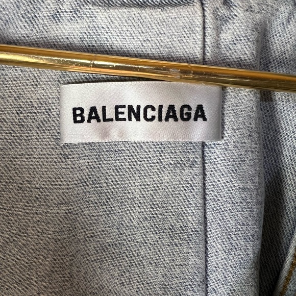 Balenciaga Deconstructed Denim Jacket, 1 - Picture 4 of 16